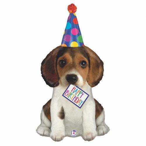 41" Birthday Puppy Shape